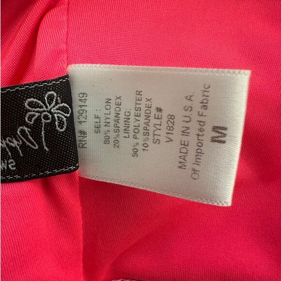 Dippin Daisy Metallic Pink Bandeau Bikini Swim Top Women’s Medium - Picture 8 of 11